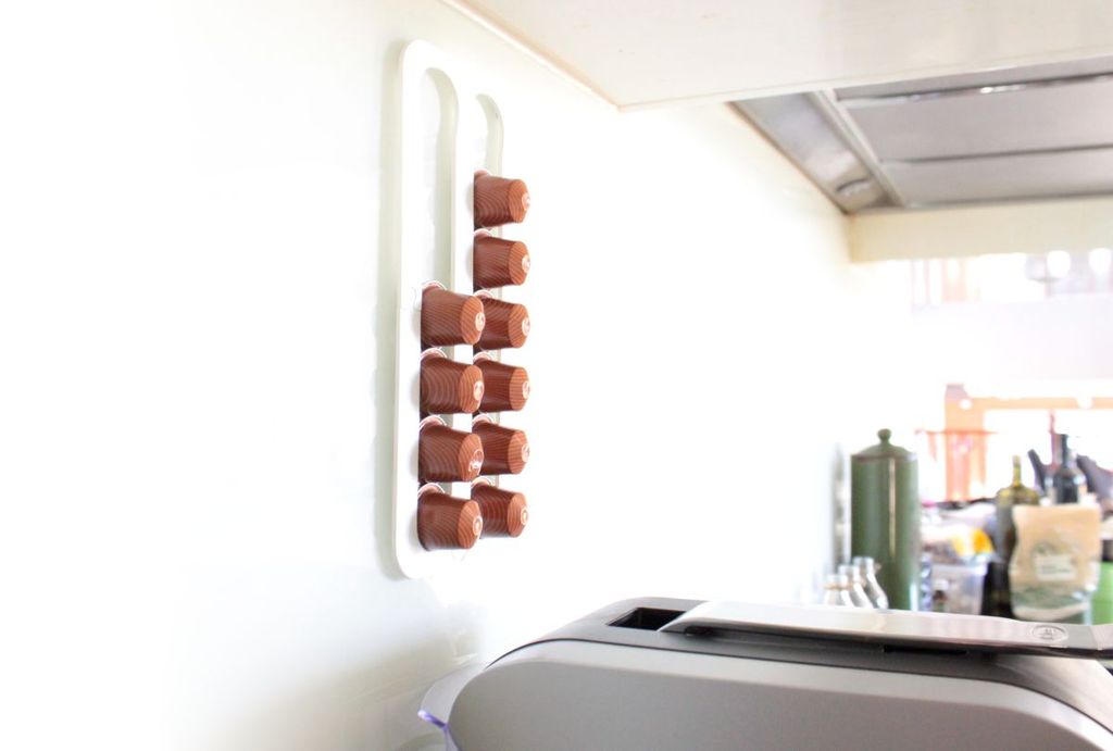 Abacus Nespresso Coffee Capsule Holder for Wall and Cabinet