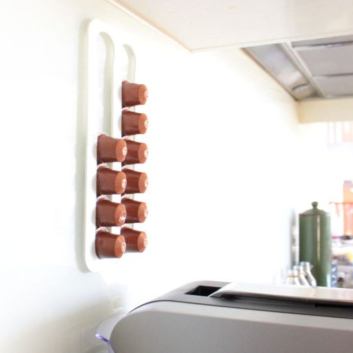 Abacus Nespresso Coffee Capsule Holder for Wall and Cabinet