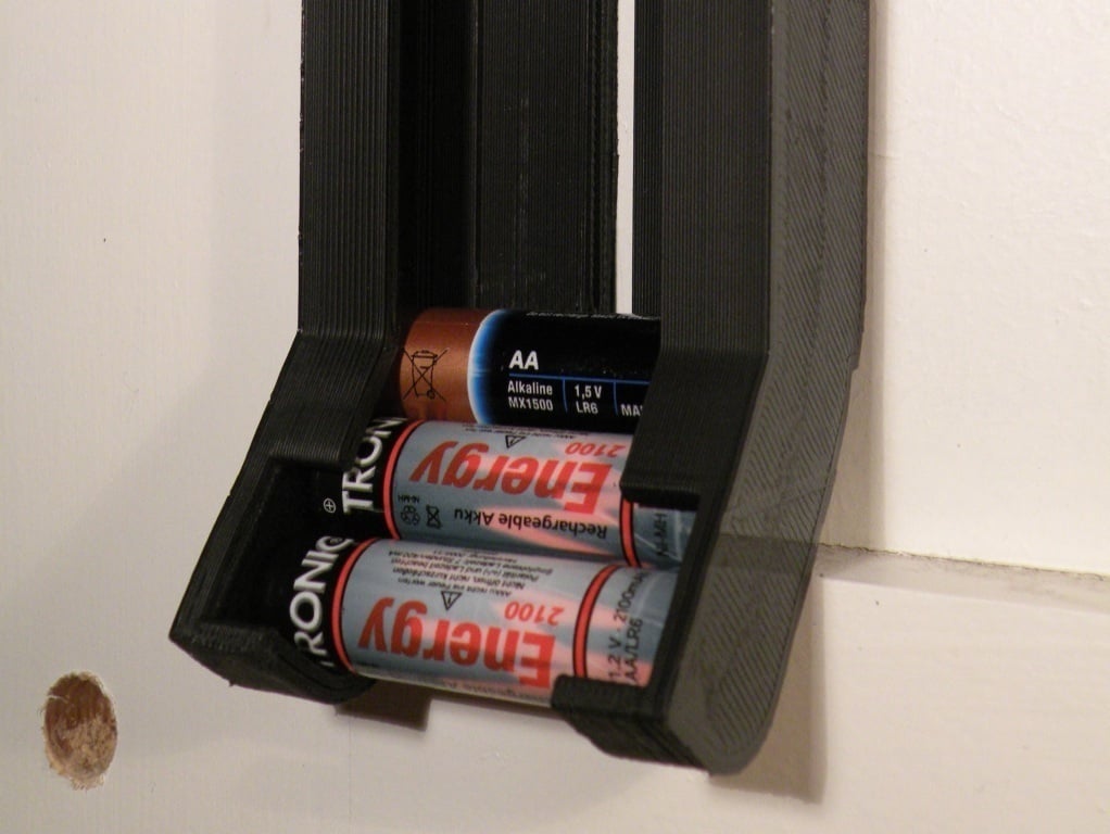 Parametric Cylindrical Battery Dispenser for Storage