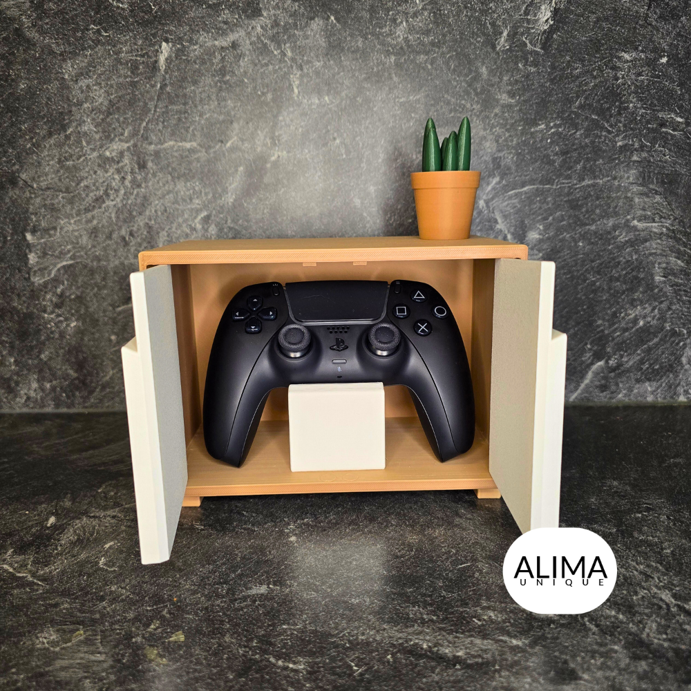 Modern Gaming Sideboard for the Living Room - Organising PS5, Xbox and Switch Controllers