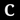 House letter C - Noto Serif - 170mm high - 10mm deep