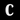 House letter C - Noto Serif - 170mm high - 10mm deep