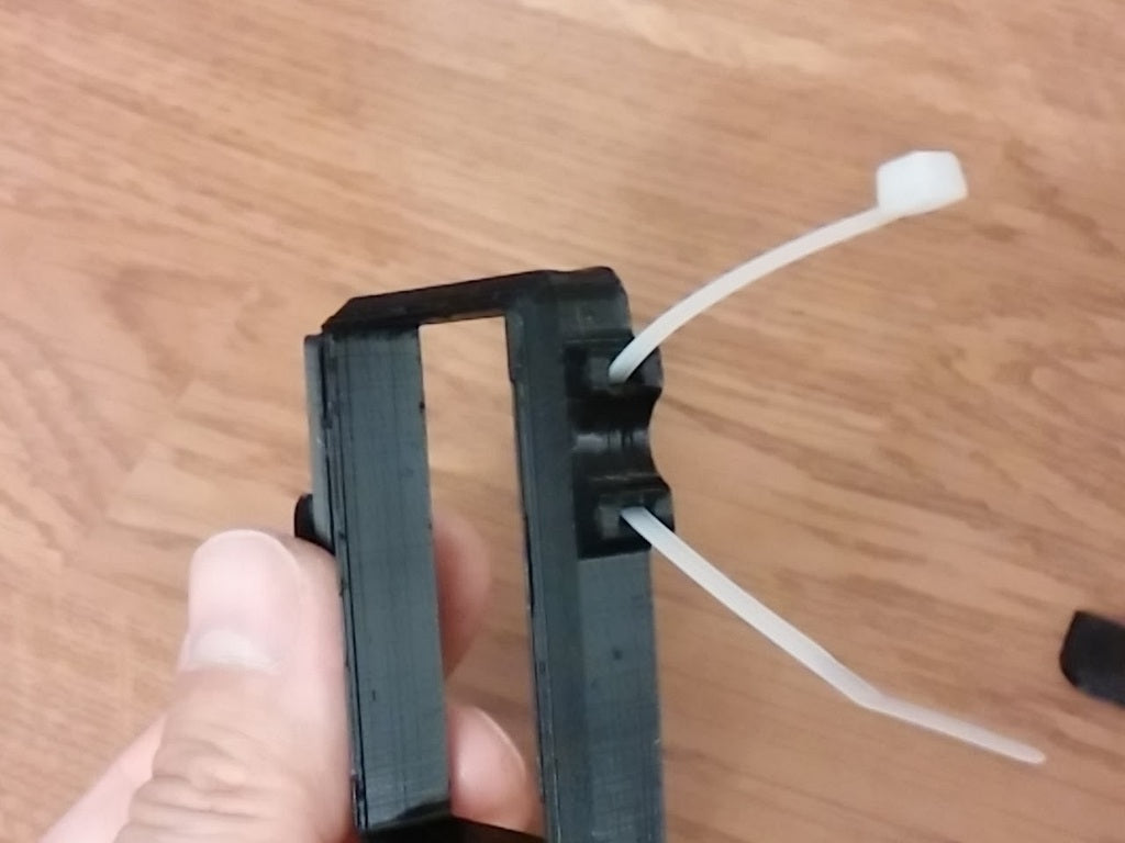Kossel Clear PLA Power Supply Mount V2