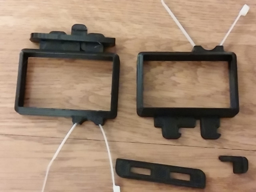 Kossel Clear PLA Power Supply Mount V2