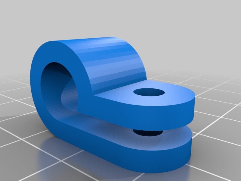 Cable clamp (P-Clip) for Large Wires - Robust Fastening