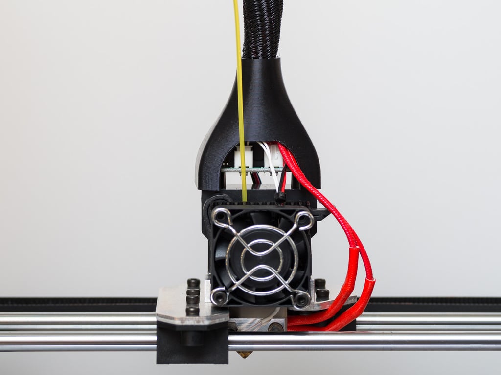 Cable relief for RigidBot Extruder – Improved Cable Management