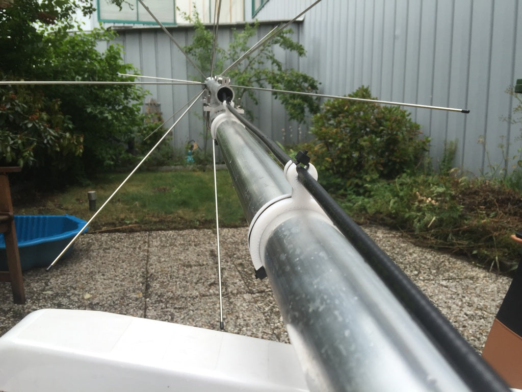 Antenna cable clamp
