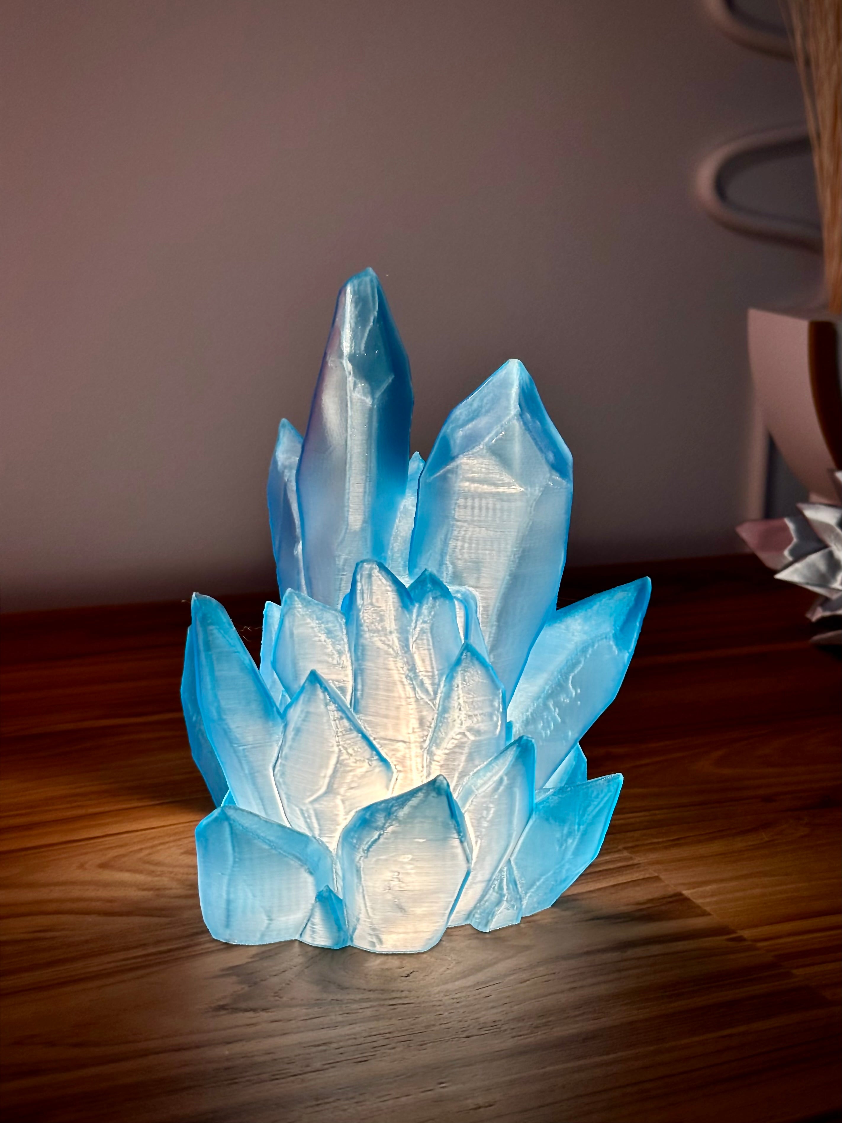 Crystal Controller Stand with LED Lighting