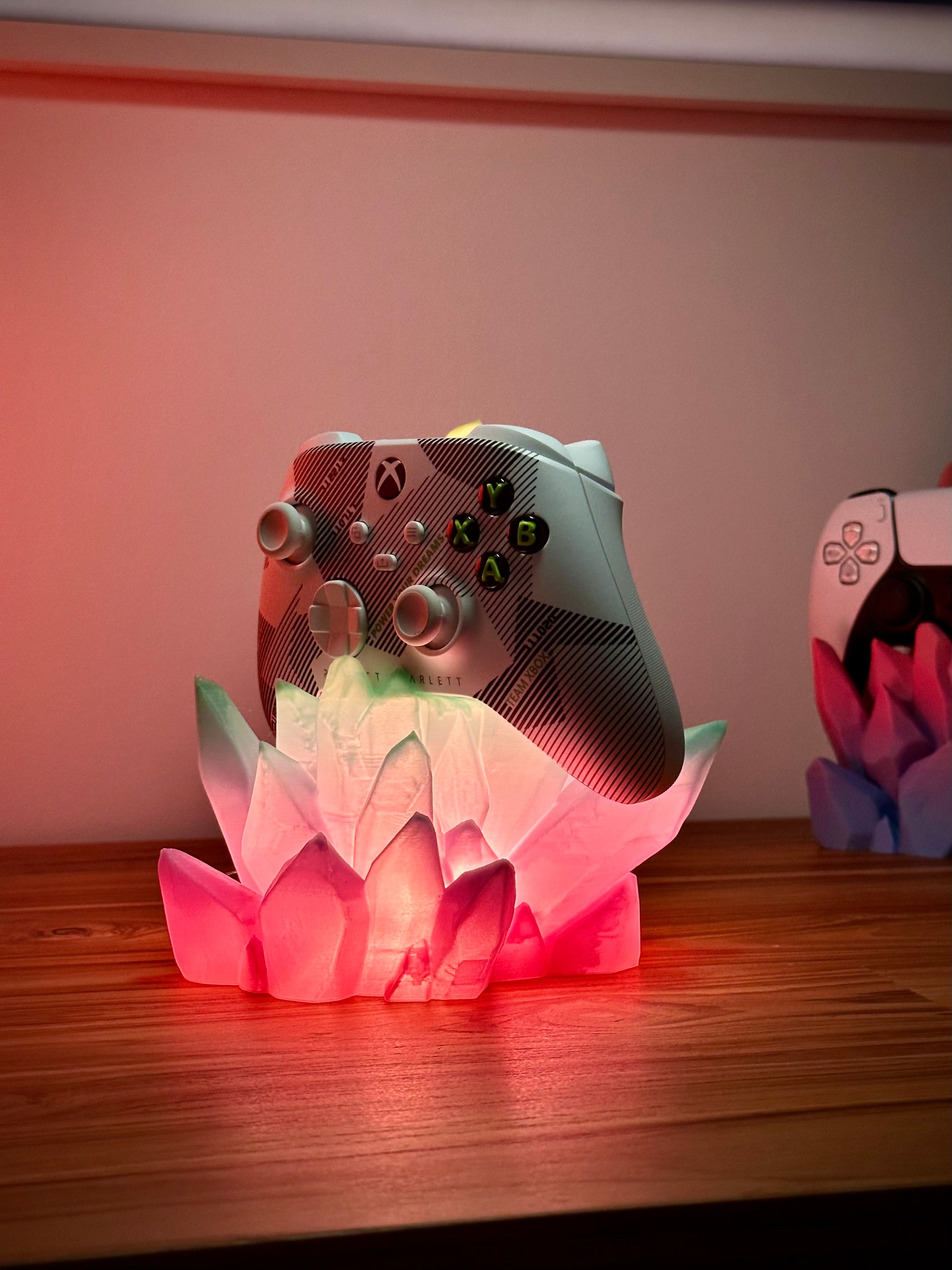 Crystal Controller Stand with LED Lighting