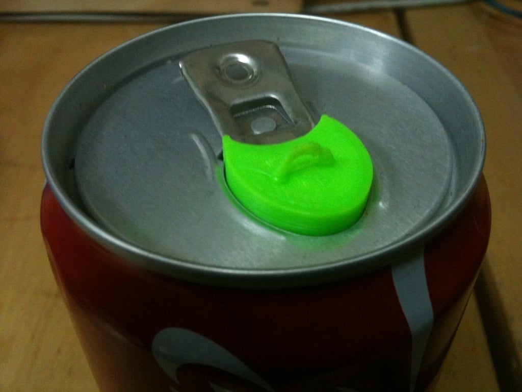 Can Cap: Resealable Can Cap for Beer and Soft Drinks