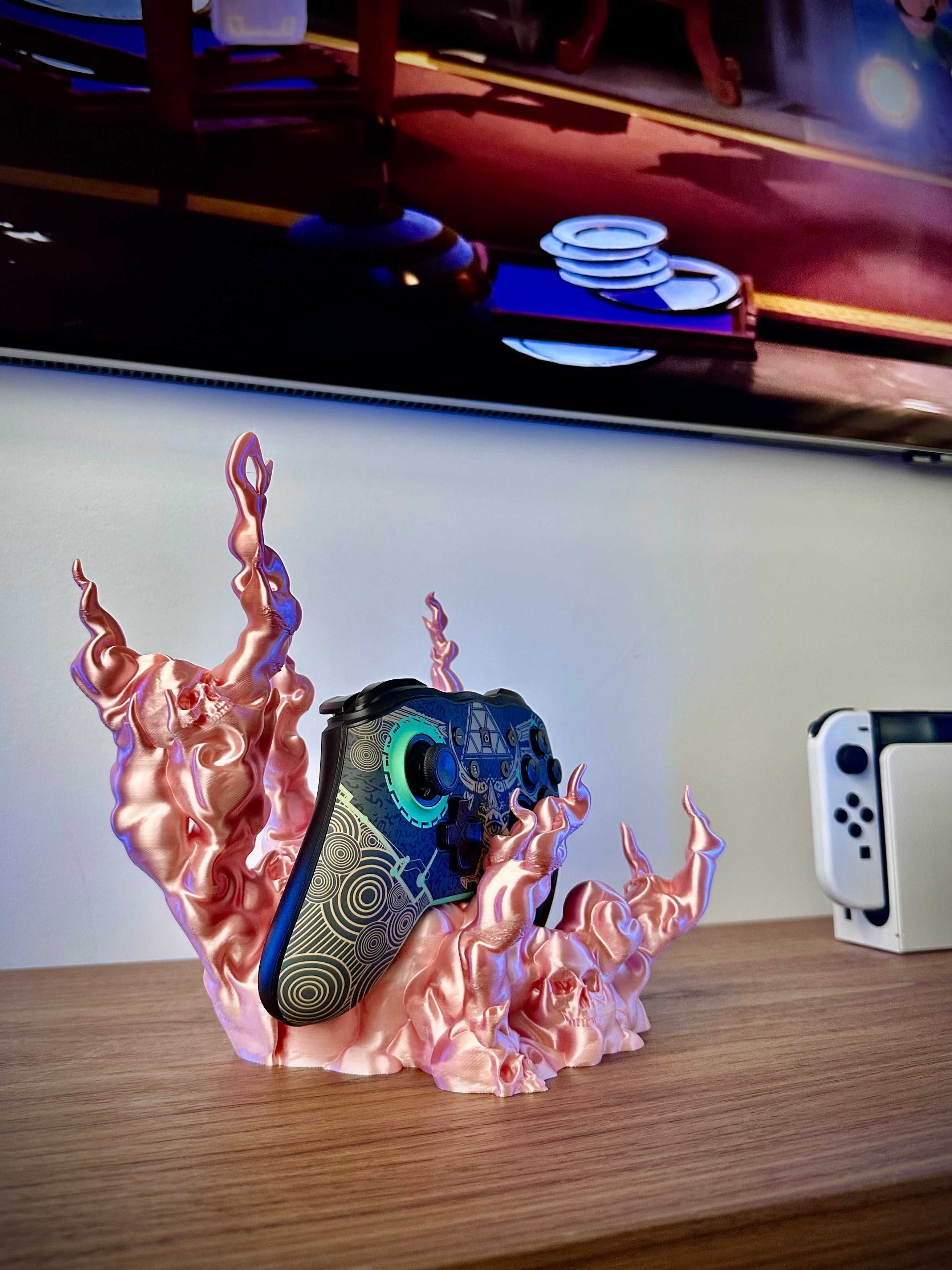 Skull Controller Stand for PS5 Xbox Switch