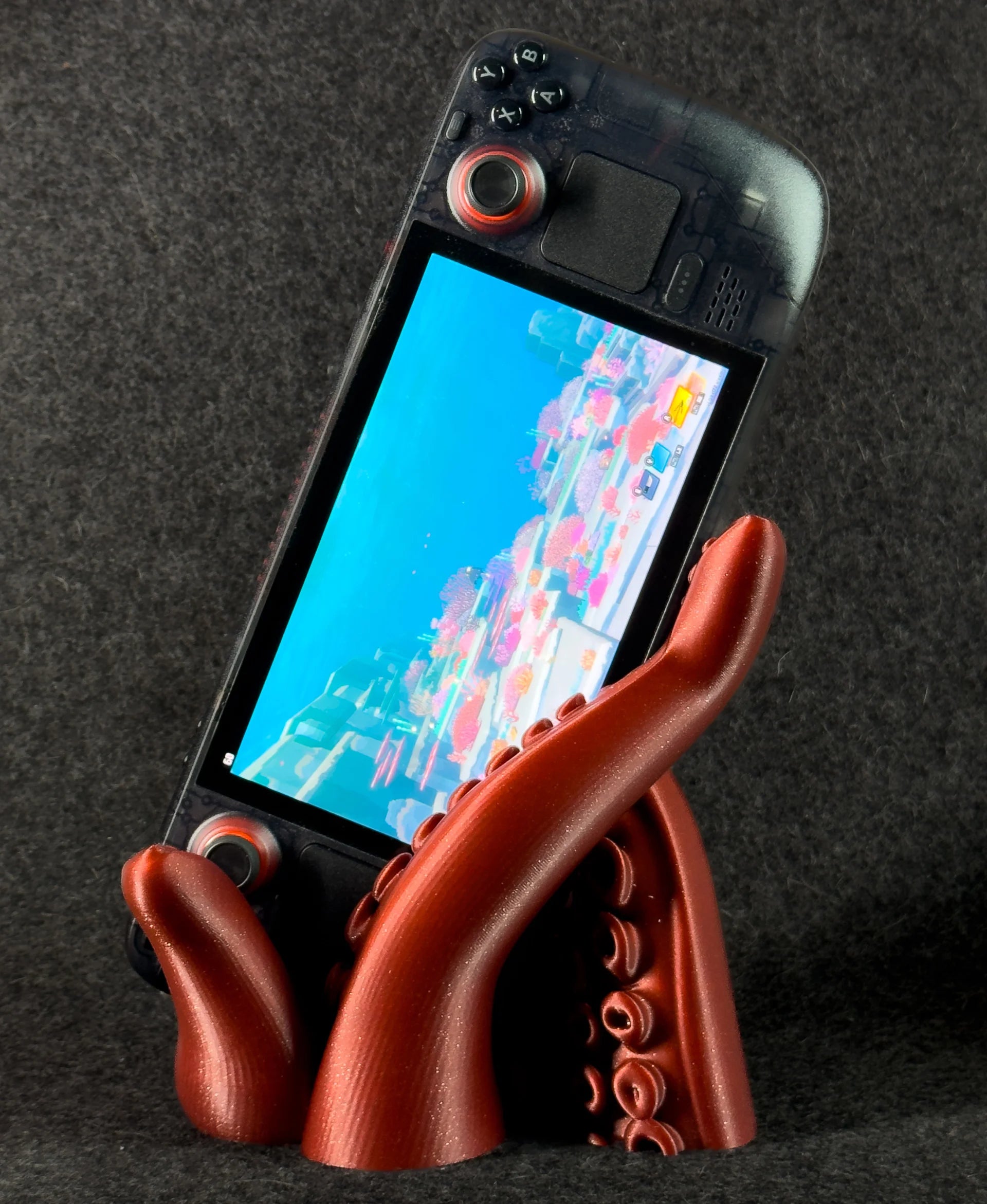 Tentacle Steam Deck Stand with Cable Groove