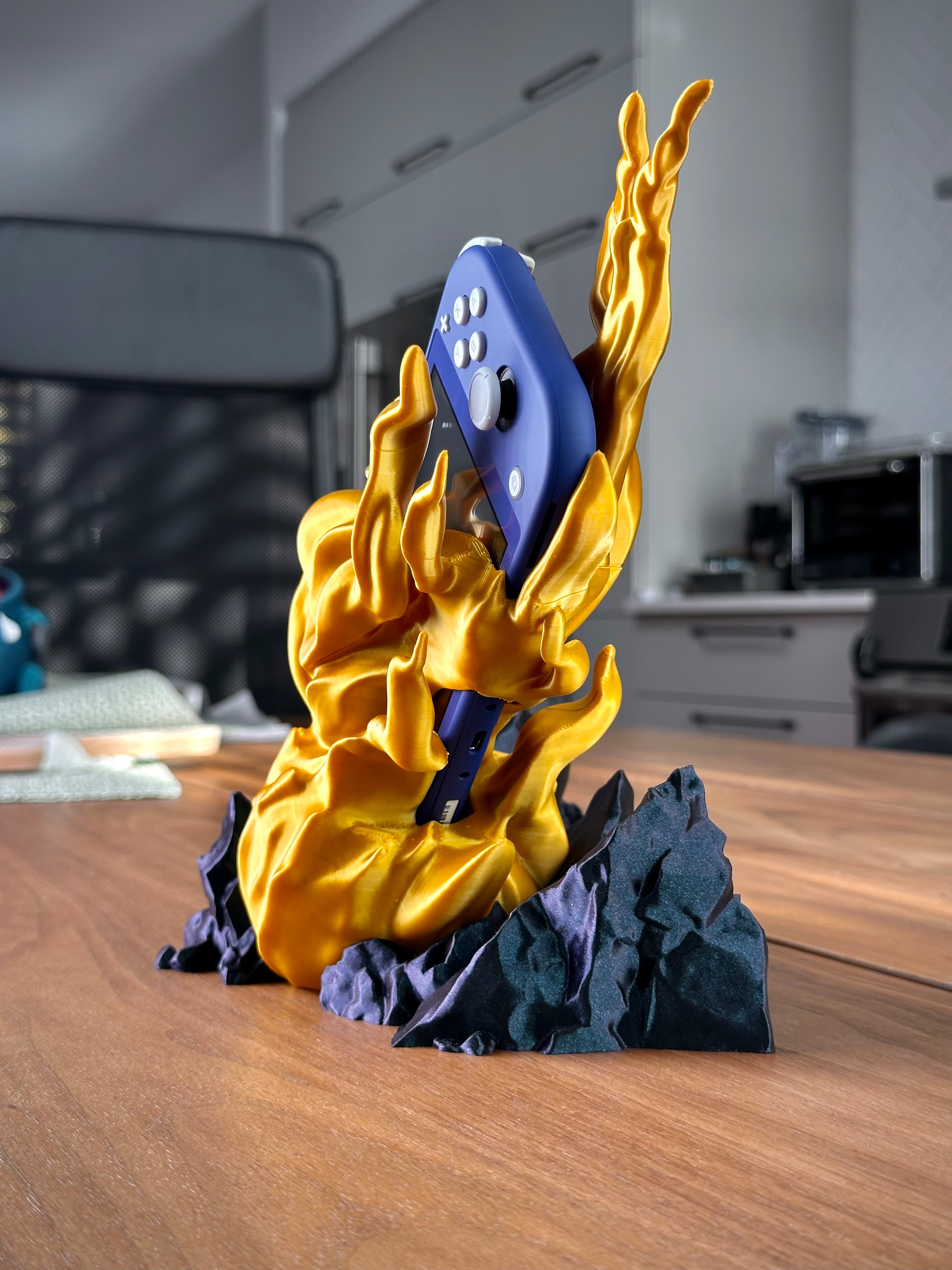 Nintendo Switch Lite Charging Dock Fireball Design