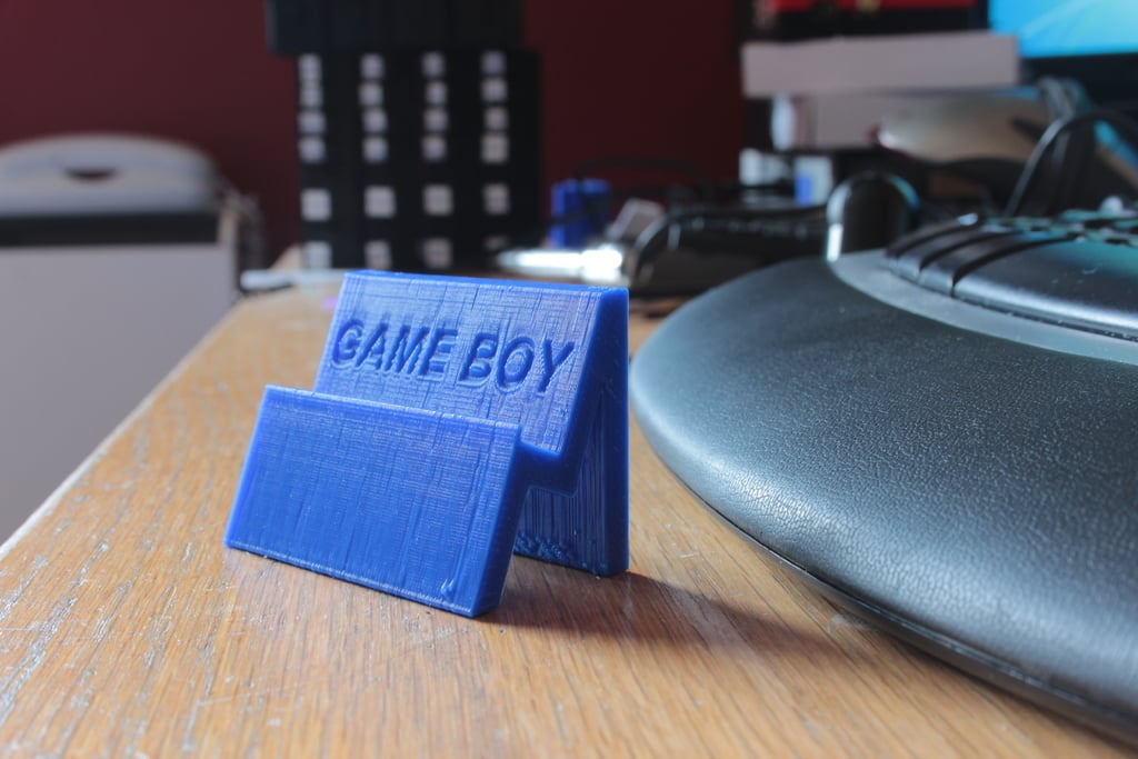 Game Boy game cartridge display stand