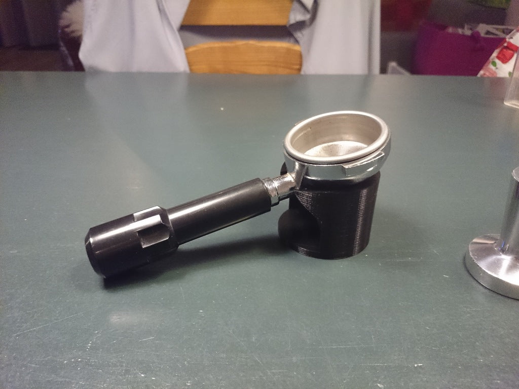 Tamping station for 58mm Portafilter