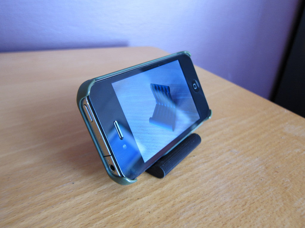 Foldable mobile phone holder