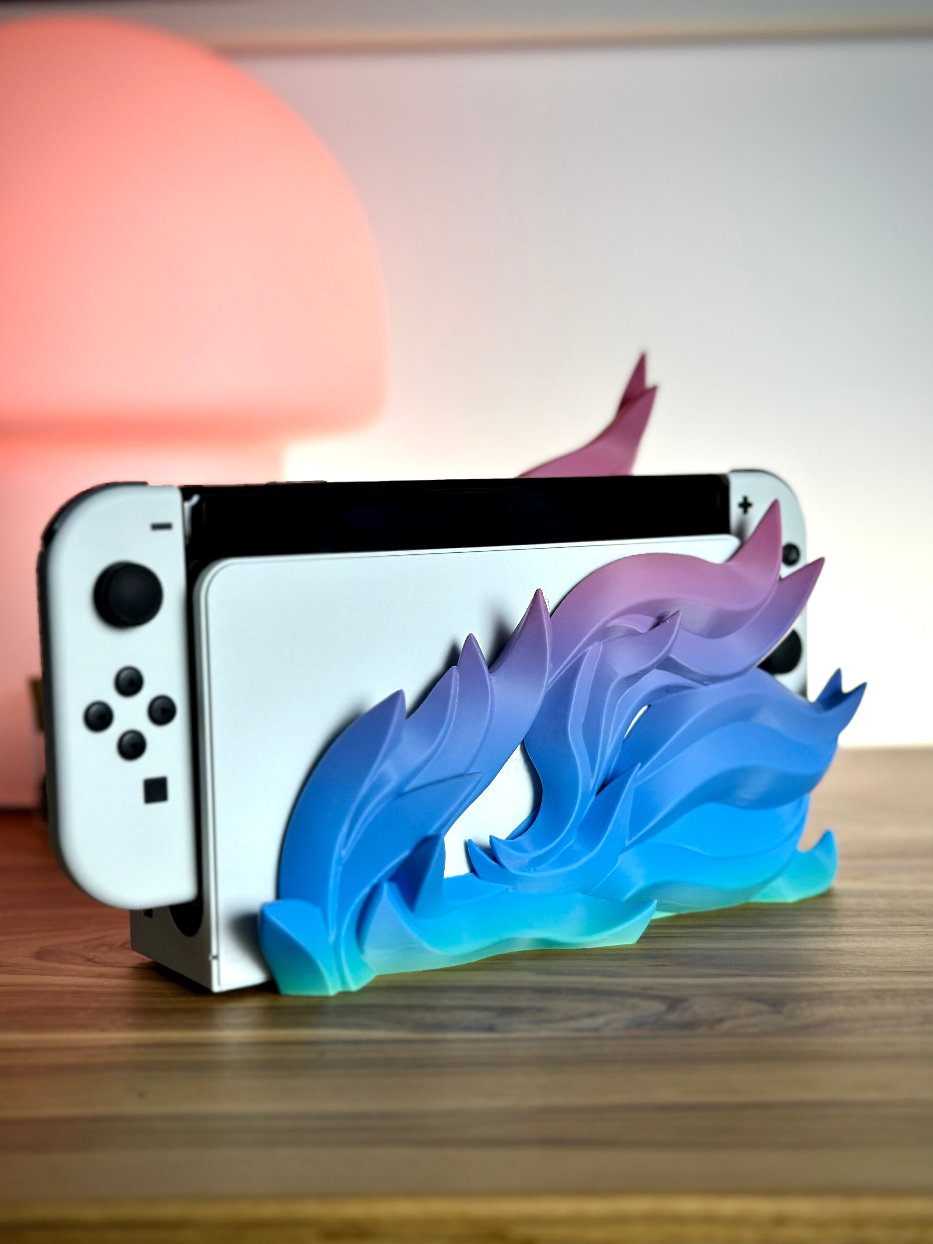 Stylish Flame Dock for Switch OLED/Classic