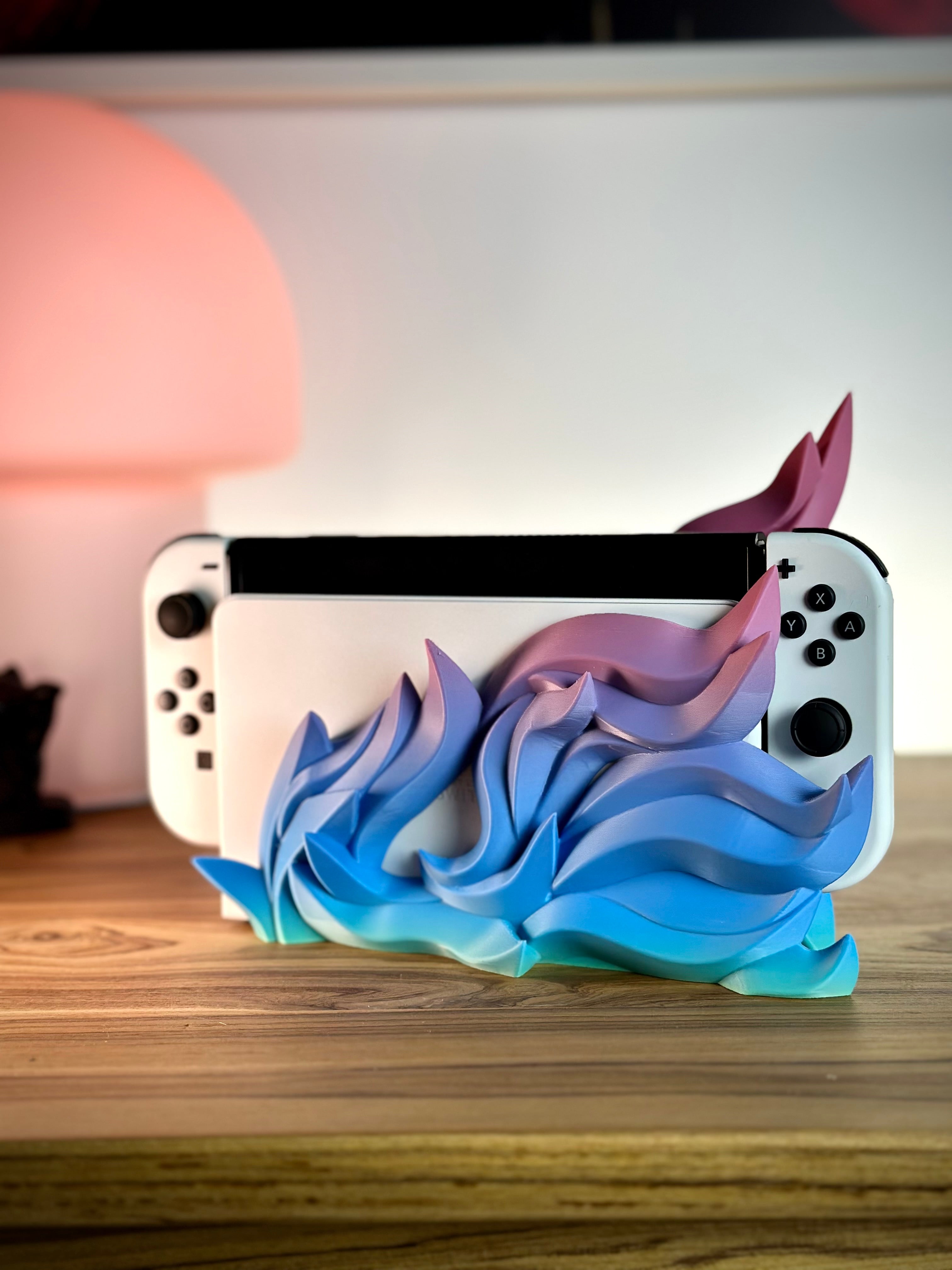 Stylish Flame Dock for Switch OLED/Classic