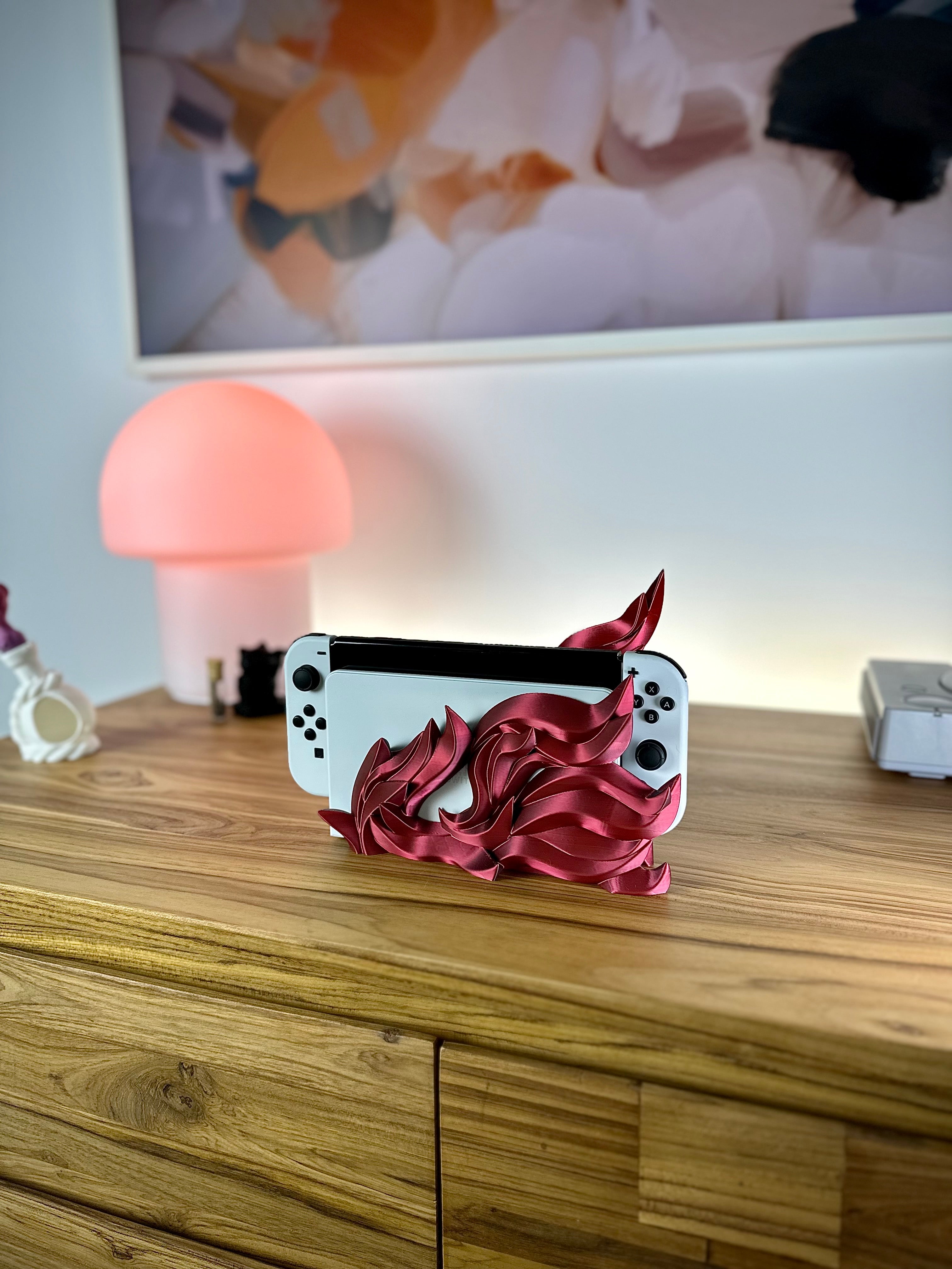 Stylish Flame Dock for Switch OLED/Classic