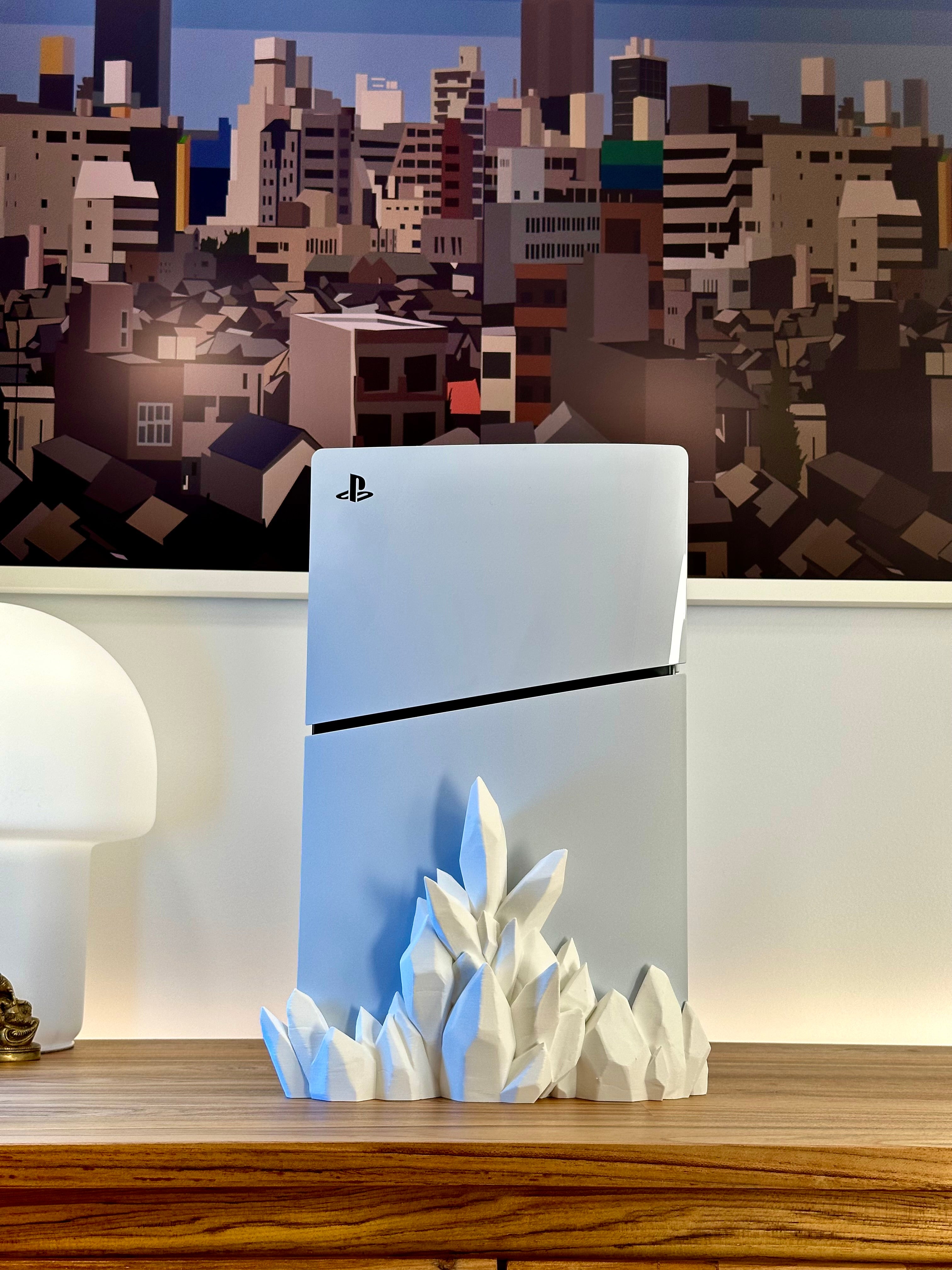 PS5 Slim Crystal Stand Digital and Disc