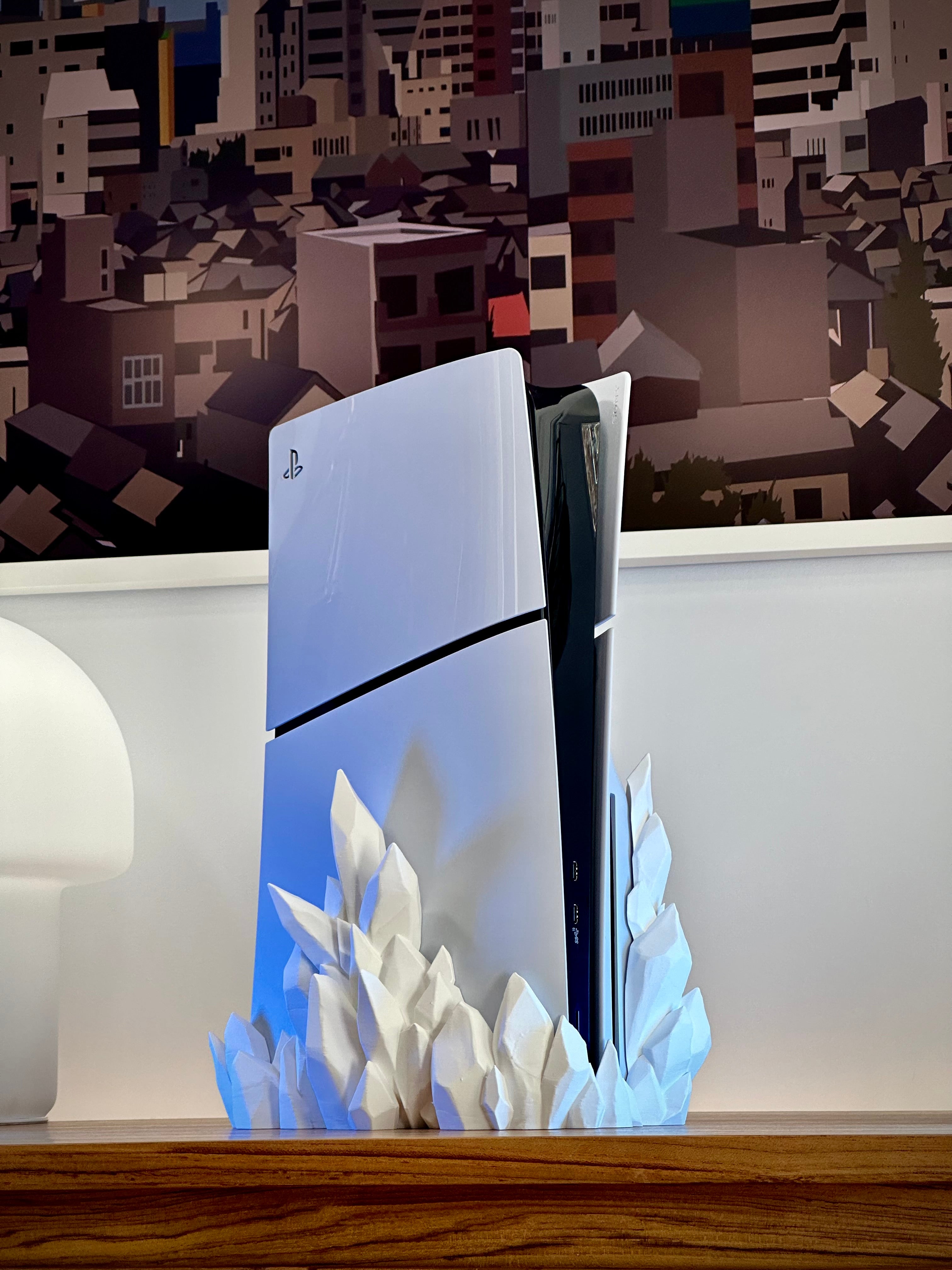 PS5 Slim Crystal Stand Digital and Disc