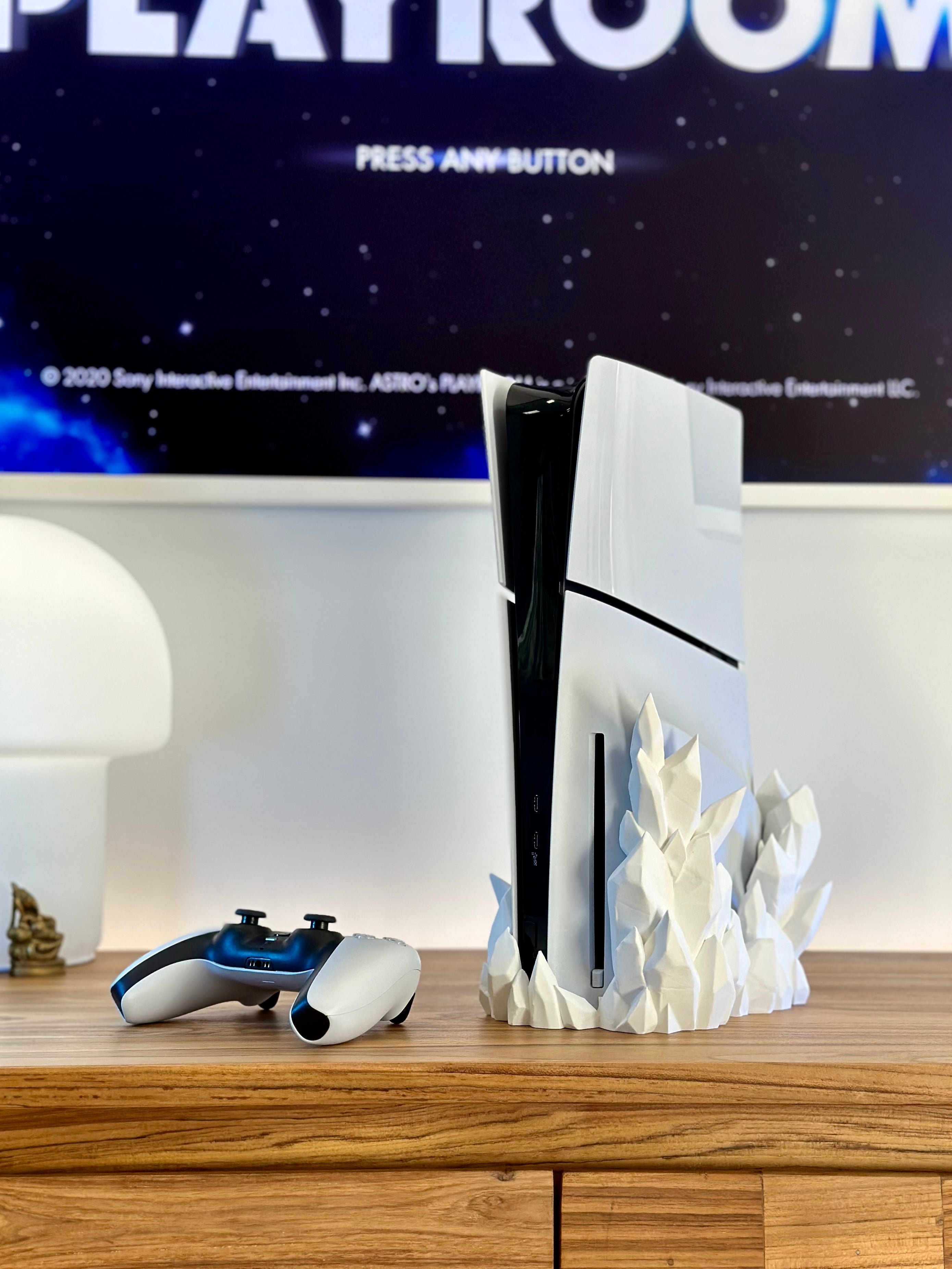 PS5 Slim Crystal Stand Digital and Disc