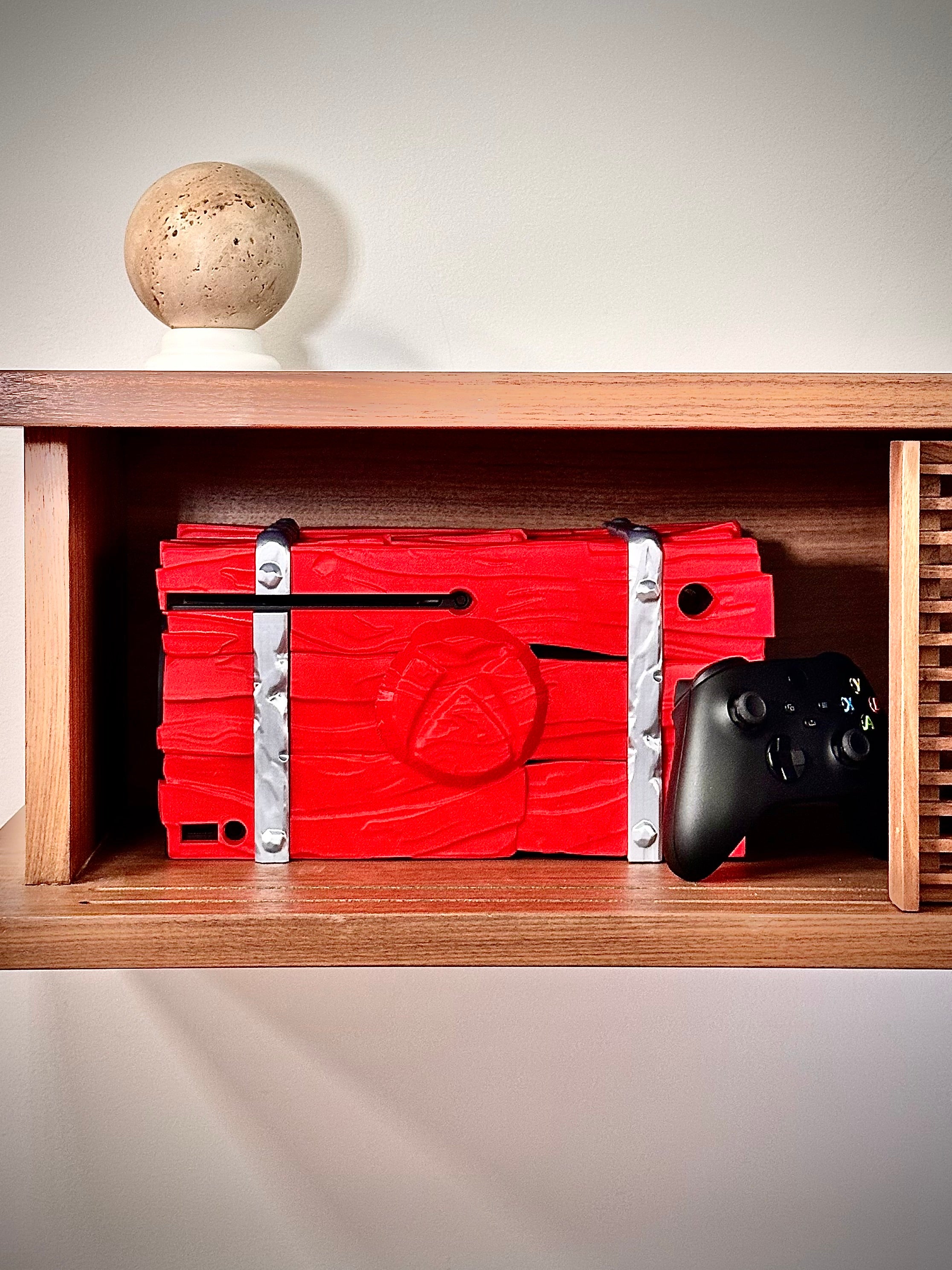 Xbox Series X Stand in Wood Design