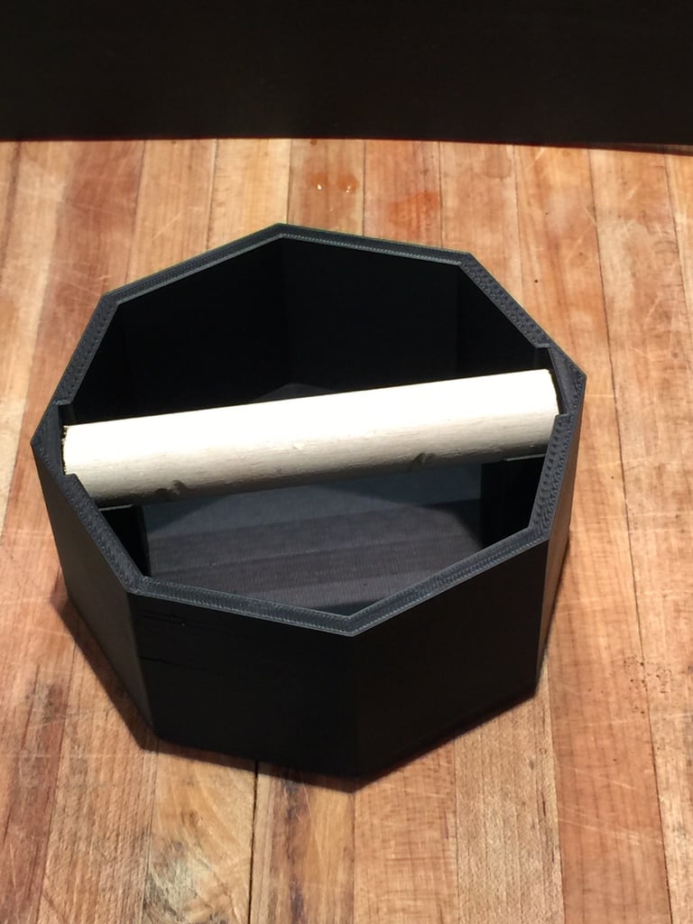 Practical Espresso Knock Box for Coffee Grounds