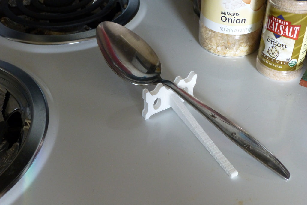 Spoon holder for kitchen utensils