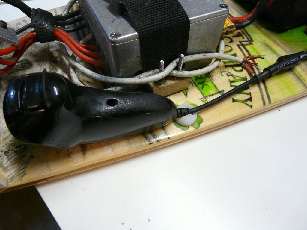 Cable clip with screw holes