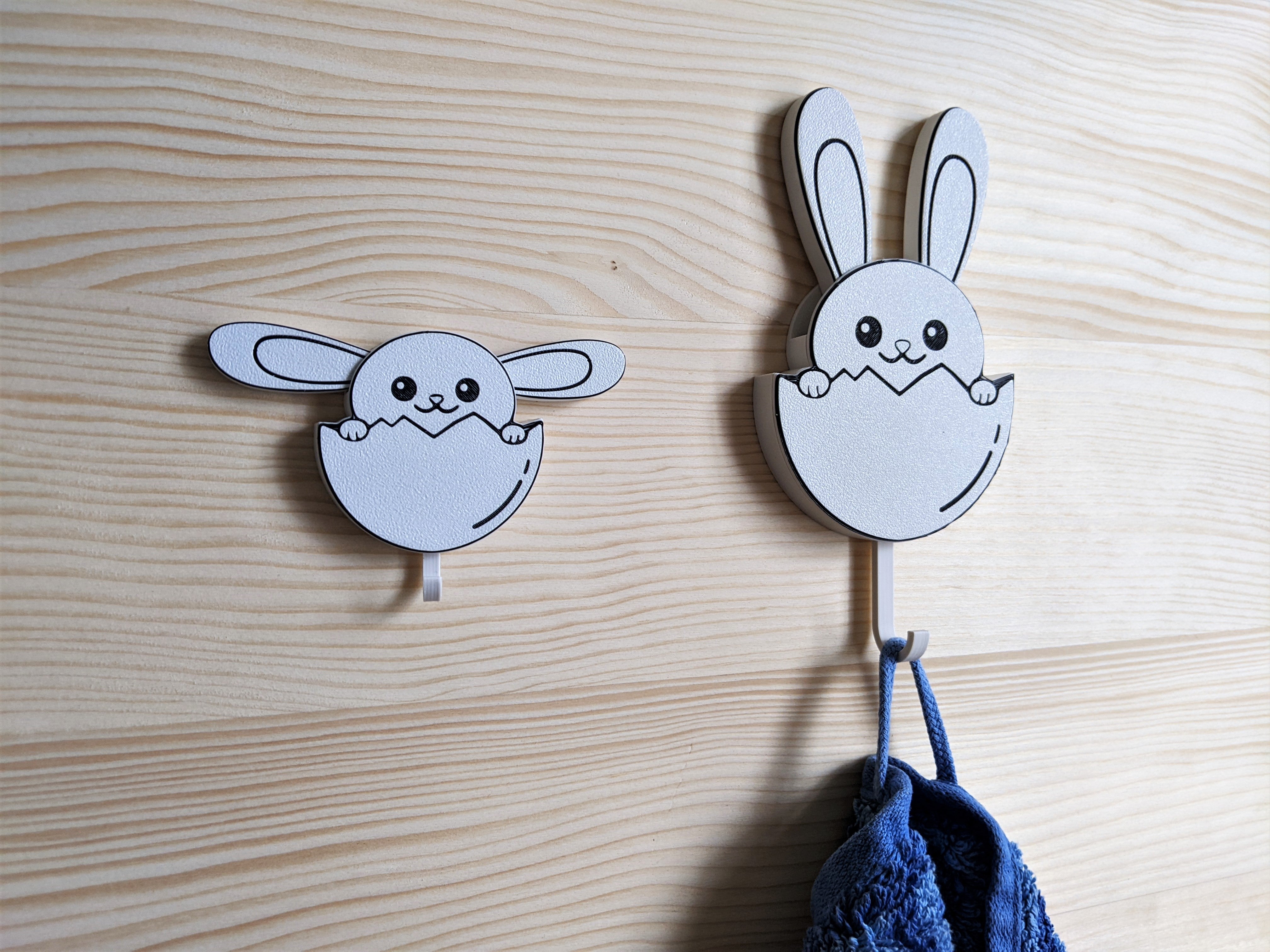 Cute Rabbit Wall Mount - Key Holder and Home Decoration