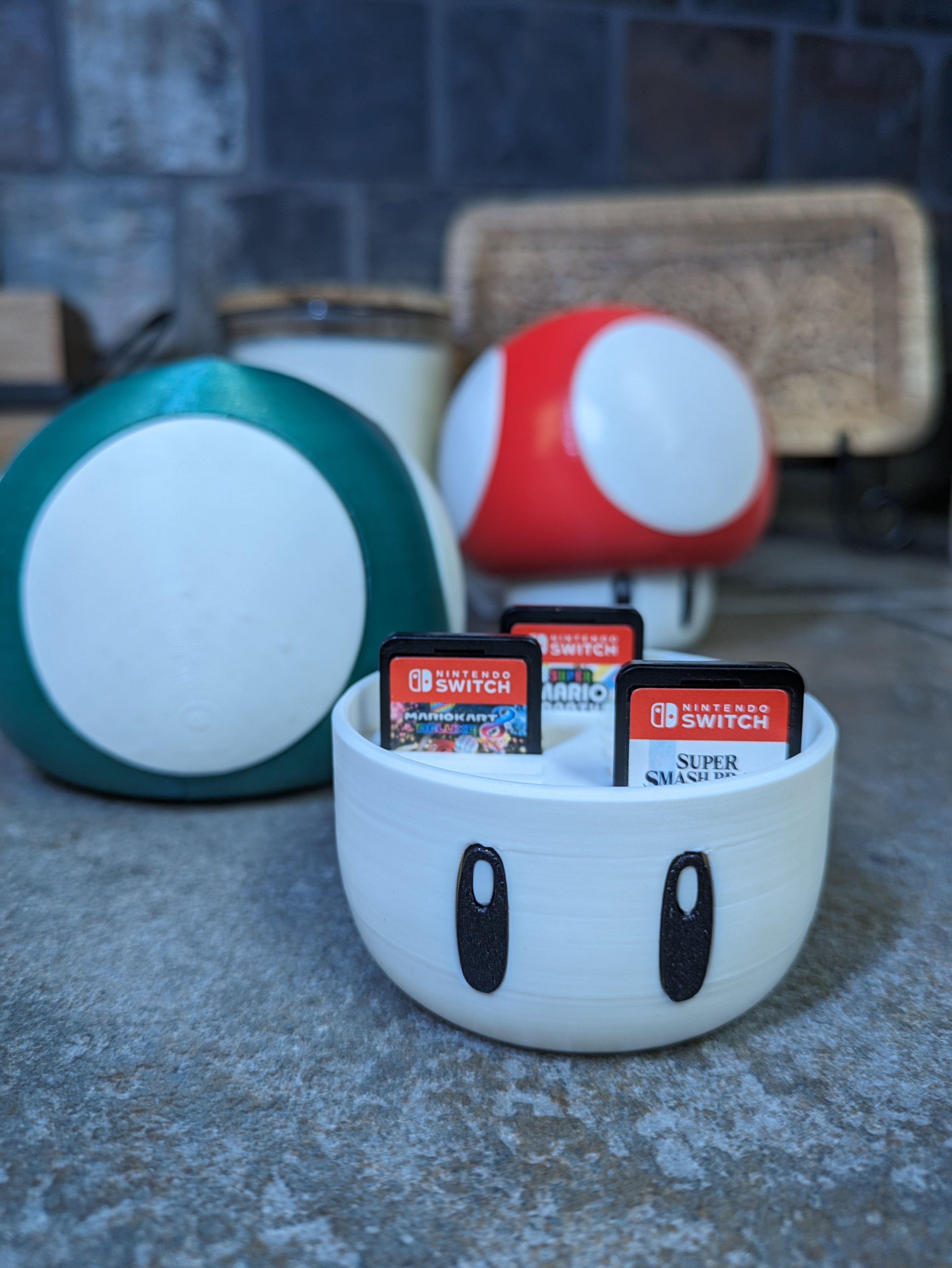 Nintendo Switch Mushroom-shaped Game Cartridge Holder