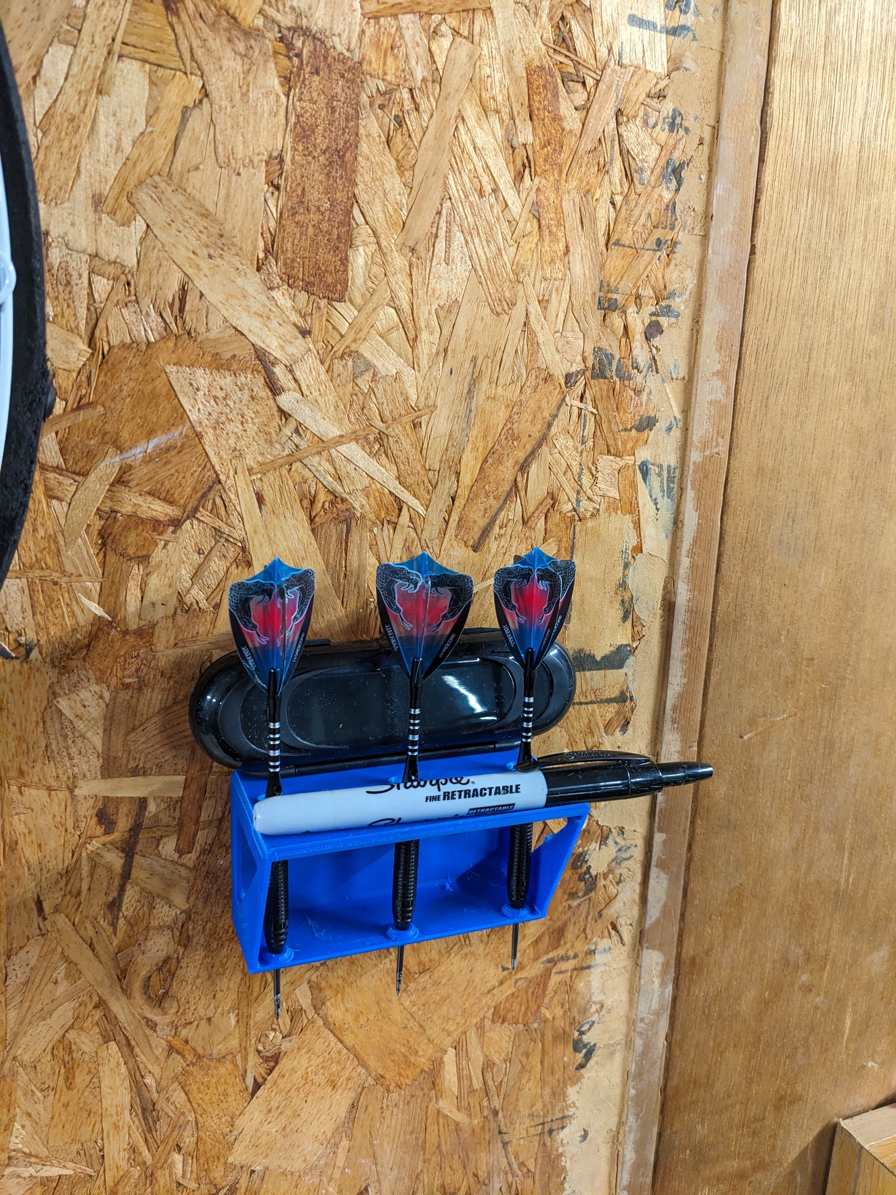 Wall Mounted Dart Holder for 3 Darts