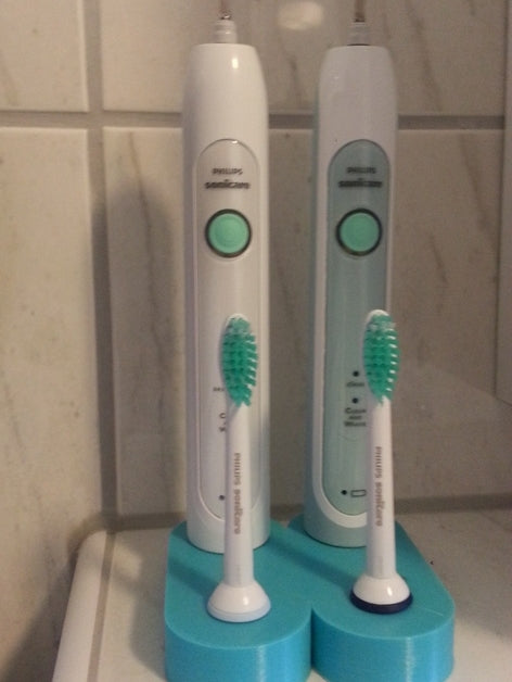 Double Philips Sonicare Toothbrush Holder