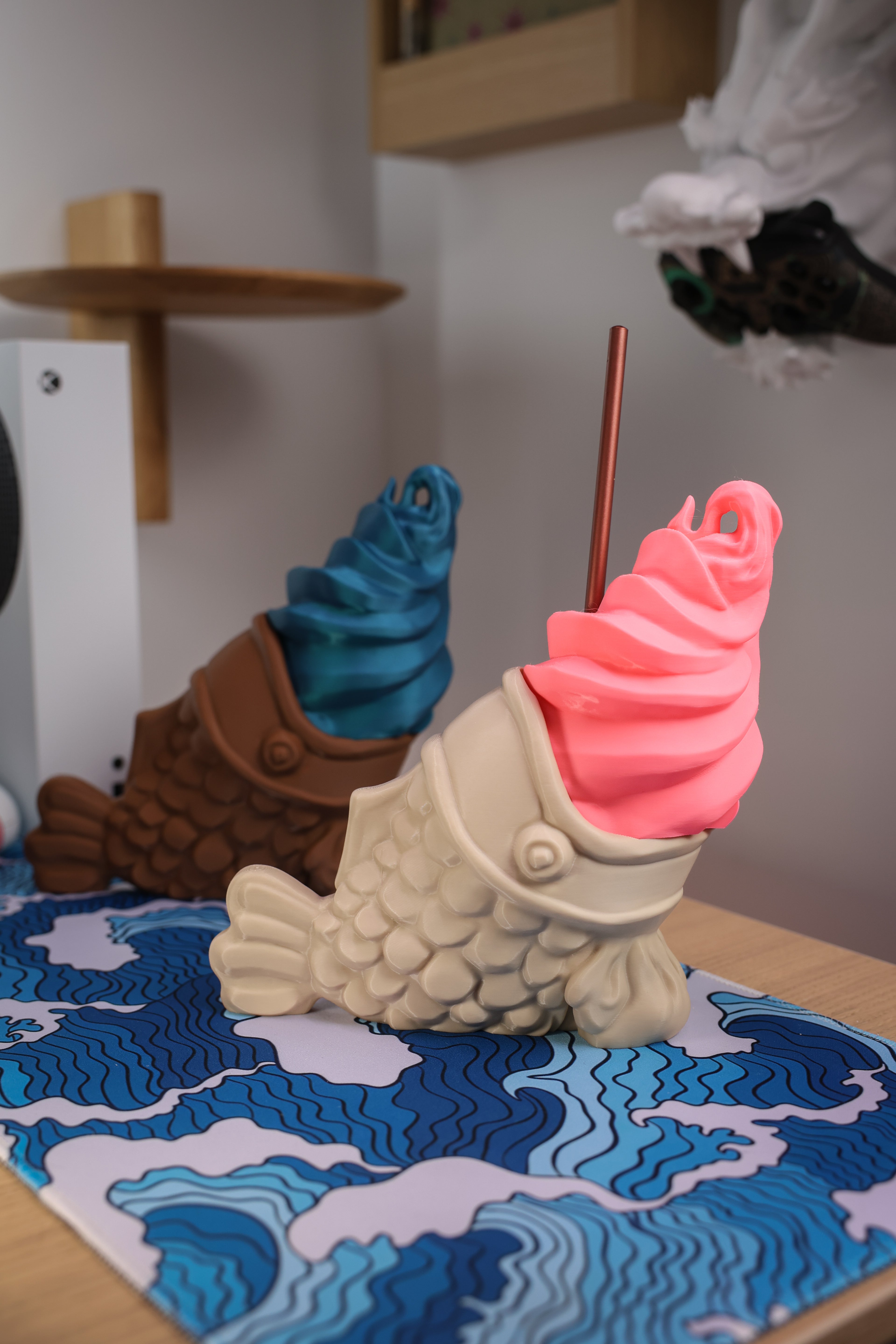 Taiyaki Ice Cream Holder for Desk Organization