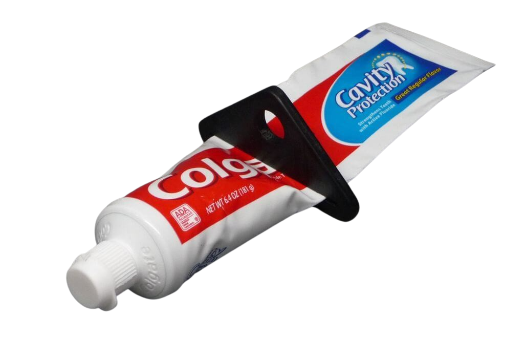 Simple toothpaste squeezer