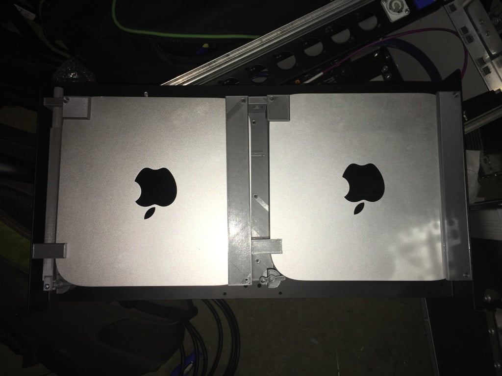 Rack mounting bracket for Mac Mini