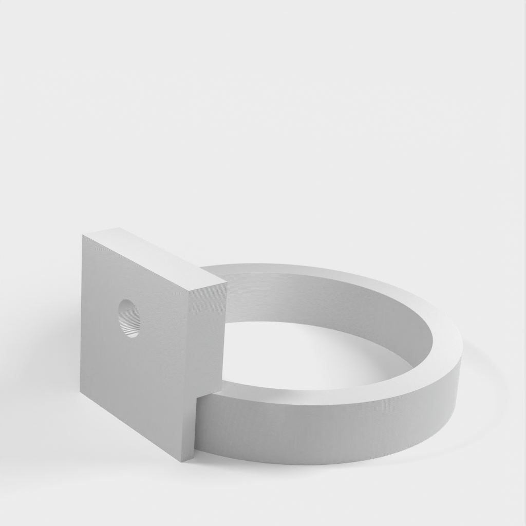 Minimalist vertical fishing rod holder