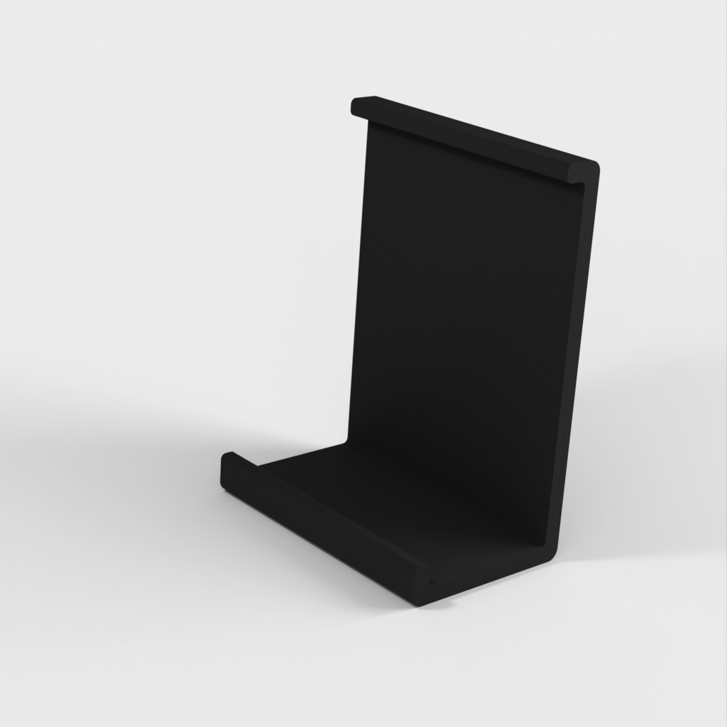 Multifunctional, Minimalist Table Holder for Mobile Phone and Small Tablet