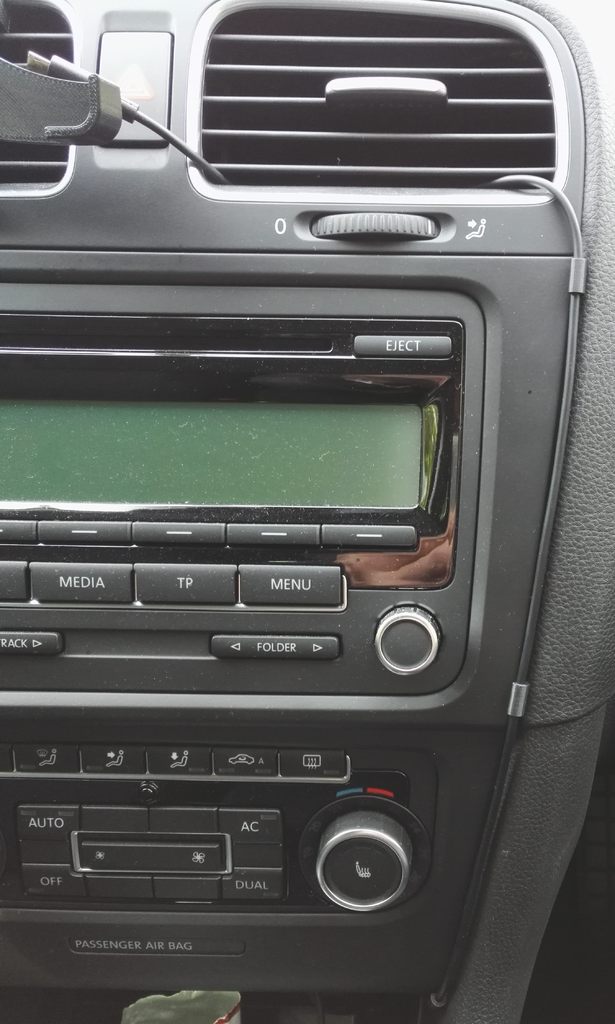 Dashboard cable holder - Efficient cable management