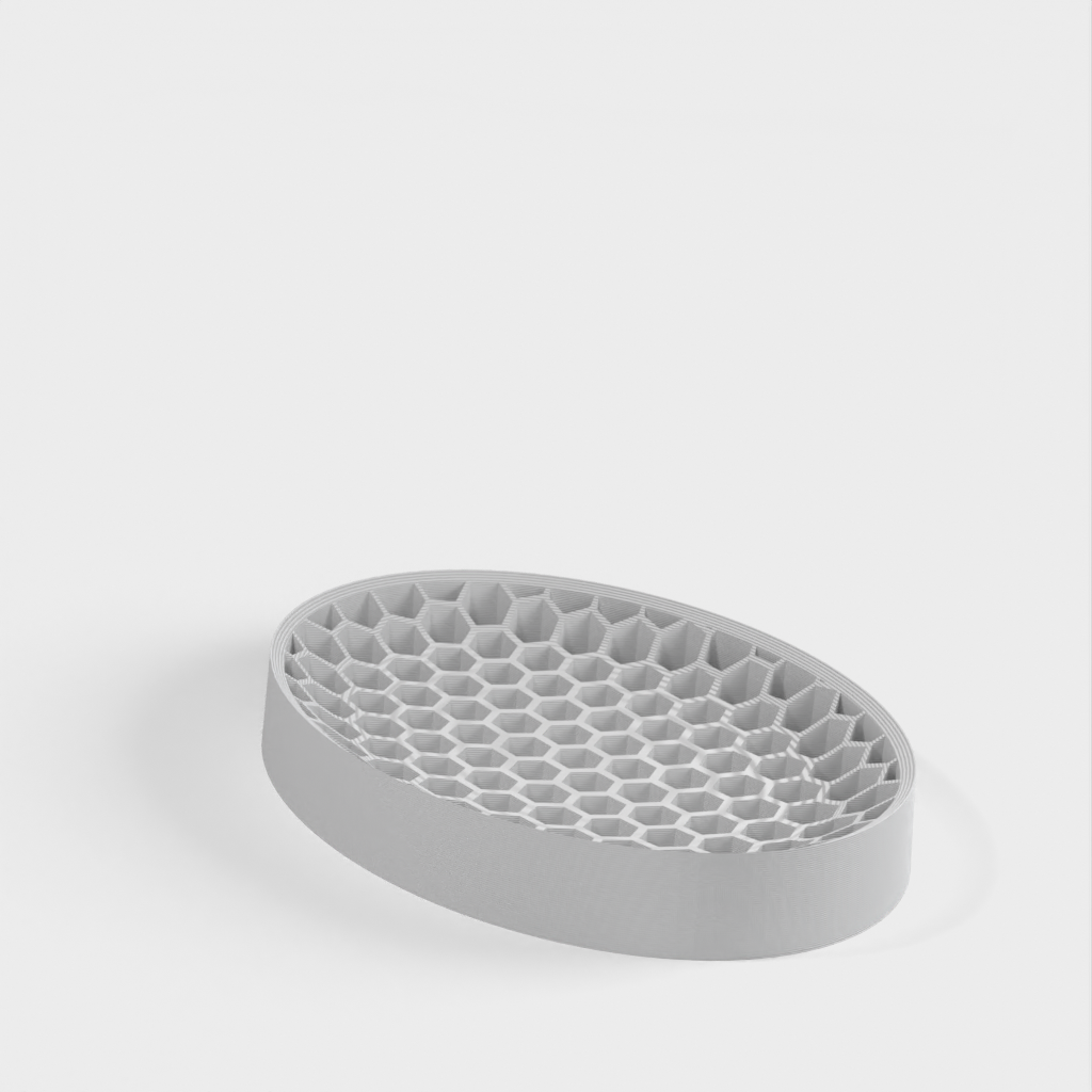 Draining soap dish for bathtub, shower and table