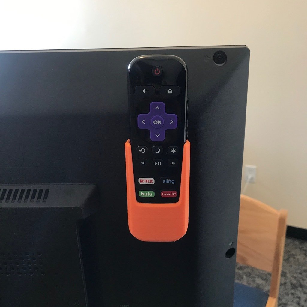 Holder for Insignia Roku TV remote control