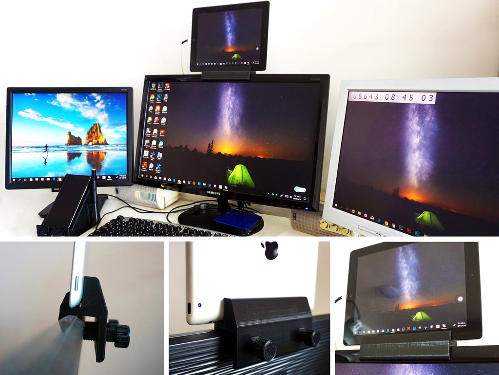 iPad stand for monitor