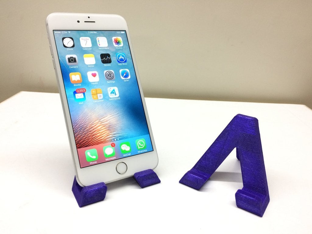 Simple phone and tablet stand