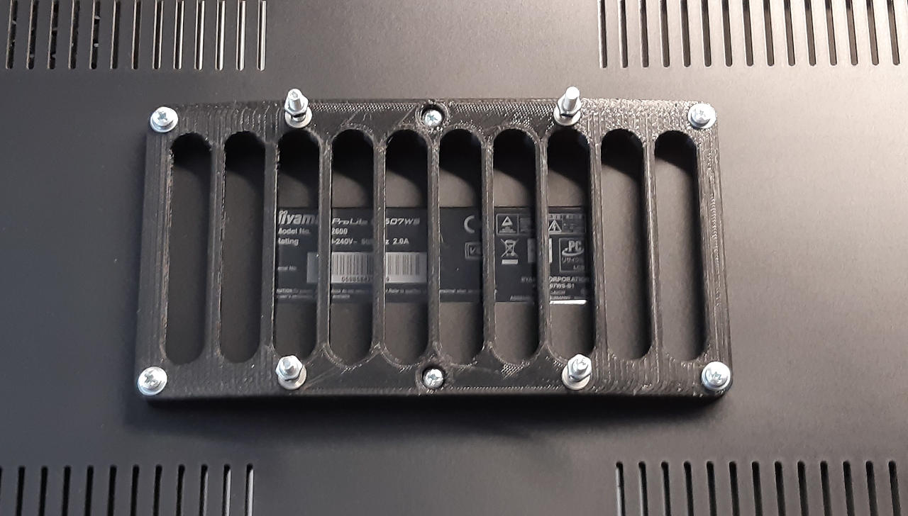 VESA Adapter for Screen Mounting: 100x100 to 200x100