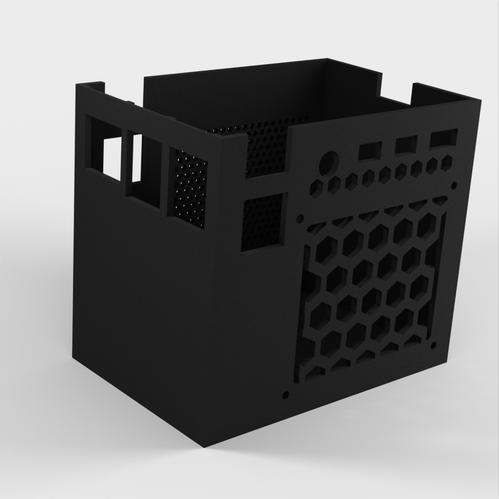 Minimalist Case for Raspberry Pi 4 (fits Ice Tower cooler)