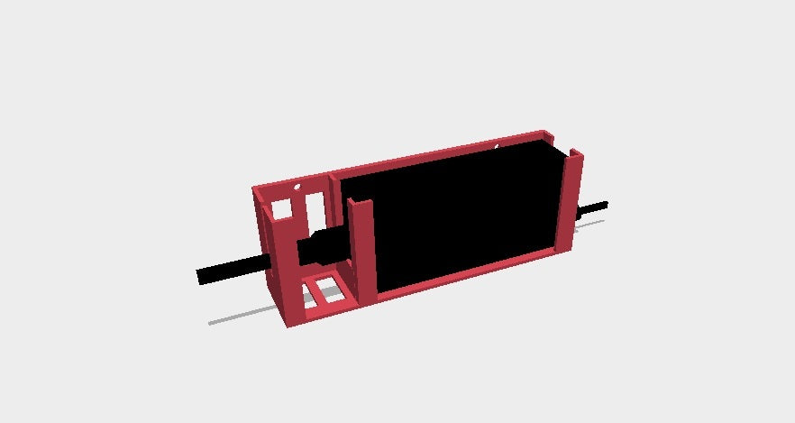 Filastruder Power Supply Wall Mount with Cable Holder