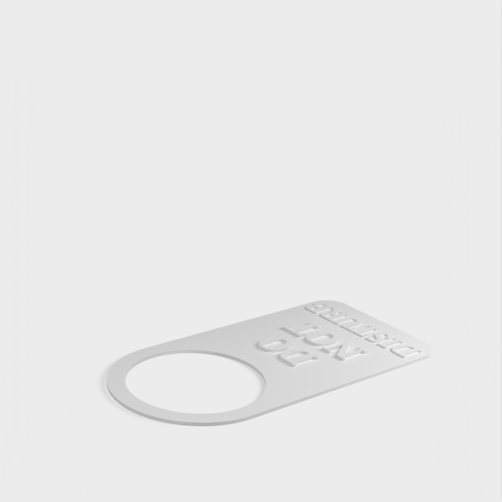 &quot;Do Not Disturb&quot; Sign for Busy Parents and People Who Want Peace of Mind