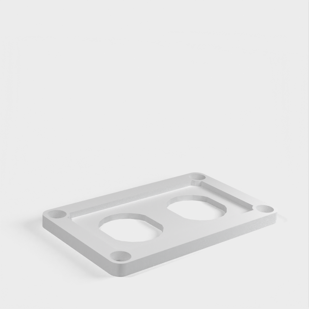 12V Accessory plate mount for car, marine and RV use