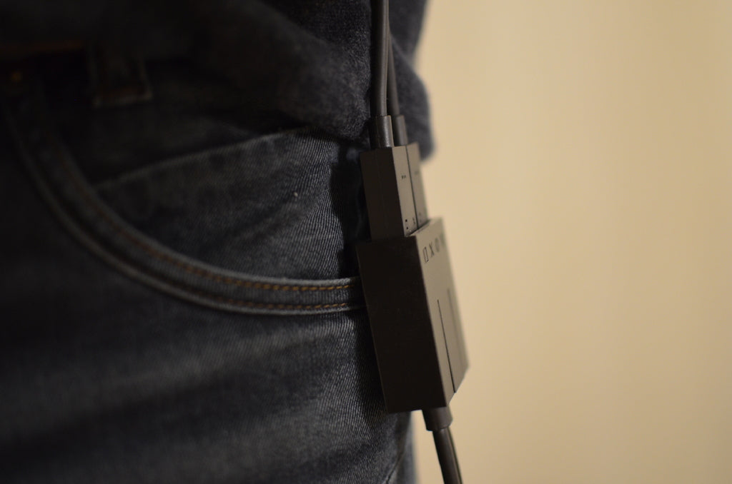 Belt clip for Playstation VR cable